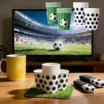 thumbnail image 7 of 10PCS Soccer Birthday Party Decorations, Green White Sports Ball Fan Cups Disposable Drinking Cups, For Sport Themed Party Favors, 7 of 7