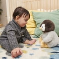 thumbnail image 5 of Baby GUND Animated Kissy the Penguin Plush, Singing Stuffed Animal Baby Toy for Ages 0 and Up, Black/White/Grey, 12", 5 of 7
