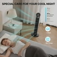 thumbnail image 5 of MAXKARE 3-Speed Remote Controlled Oscillating Tower Fan, 5 of 10