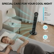 MAXKARE 3-Speed Remote Controlled Oscillating Tower Fan