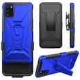 thumbnail image 5 of Compatible for Alcatel TCL A3X A600DL Case with Holster Belt Clip Hybrid Shockproof Protective Phone Cover with Kickstand - Blue, 5 of 7
