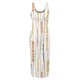 thumbnail image 4 of Vestido ajustado sin mangas con hombros descubiertos estampado Sexy informal de verano a la moda para mujer Pompotops  ghjkhdj5363, 4 of 5