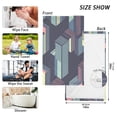 thumbnail image 6 of Yayeee 100% Cotton Hand Towels for Bathroom 16" x 28" Soft Absorbent Kitchen Towel, Cube Stripes, 6 of 7