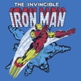 thumbnail image 2 of Men's Marvel The Invincible Iron Man Retro Comic  Pull Over Hoodie, 2 of 4