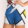 thumbnail image 5 of Women's skirt Sport Skort Skirt With Pocket Fashion Korean Style Skirt 4Xl Skirts Minimal Primary Art History Geometric Diagonal, 5 of 7