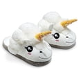 thumbnail image 1 of Unicorn Slippers Winter Plush Slippers Warm Anti-slip Shock-proof Soft Fluffy, 1 of 5