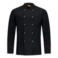 thumbnail image 6 of Unisex Chef Coat Long Sleeve Men's Chef Jackets Breathable Restaurant Kitchen, Hotel Uniform, 6 of 6