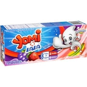 Lala: Low Fat Yogurt Strawberry & Grape 4 Tubes Ea. 2.25 Oz. Ea Yomi, 18 oz