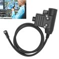thumbnail image 4 of PTT Adapter Cable, U94 PTT Military Adapter Professional Reinforced Flexible Strong Bite Force PU Cable For T5500 For T5100 For T5800, 4 of 8