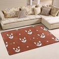 thumbnail image 2 of Animal Dog Color Tile Pattern Memory Foam Area Rug 31"x20" Non Slip, Absorbent, Fade Proof for Living Room, Bedroom, Office, 2 of 7
