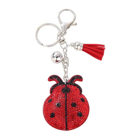 Ladybug Keychain Adorable Fruit Insect Keychain Designss For Backpack Gifts And Couples