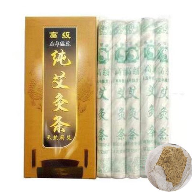 10 Uds Moxa Sticks terapia de calefacción tiras de Moxa naturales FLhrweasw