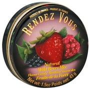 Rendez Vous Wild Berry Mix Candy, 1.5 oz (Pack of 12)