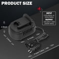 thumbnail image 3 of Para Mil*wau*kee M-18 18V LXT Herramienta Inalámbrica Adaptador Transformador de CA Enchufe US, CA 110V a DC 18V Convertir 500W, 3 of 7