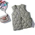 thumbnail image 4 of Gaexia Sweater Vest Women,Lightweight Quilted Down Vest Packable Gilet With Geometric Design for Outdoor Travel and Casual Wear, 4 of 5