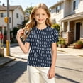 thumbnail image 6 of Babcutegg Independence Day Patriotic Printed Short Sleeve Round Neck Casual T-Shirt For Kids Multicolor Size 5, 6 of 8