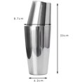 thumbnail image 2 of Cocktail Shaker, Stainless Steel Tin Can Boston Shaker, 2 of 5