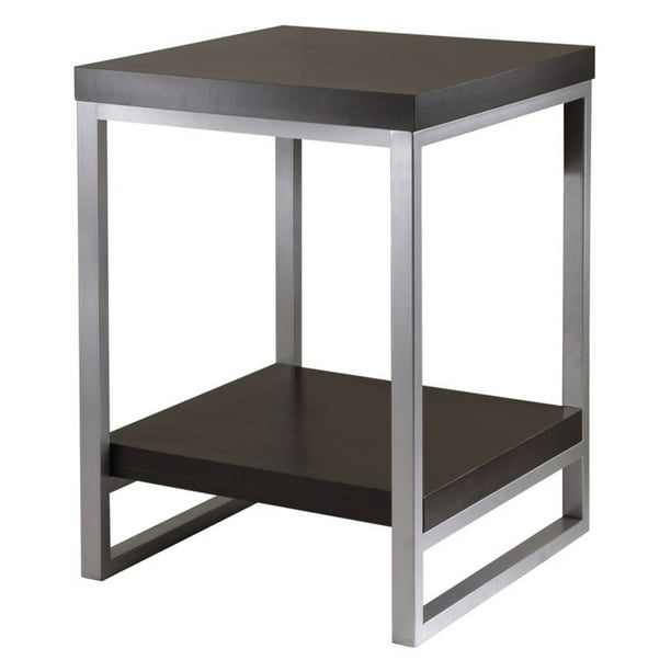 Winsome Wood Jared End Table, Espresso Finish