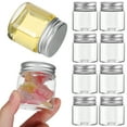 thumbnail image 4 of 20 Pcs Small Glass Jars 50ml Glass Bottles Glass Food Can Grain Storage Jar Small Containers With Lids, 4 of 8