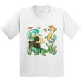 thumbnail image 3 of Inktastic Cute Lizards Hanging out Youth T-Shirt, 3 of 5