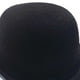 thumbnail image 5 of Sombrero Fedora de lana estructurado unisex clásico para hombres y mujeres (negro), 5 of 7