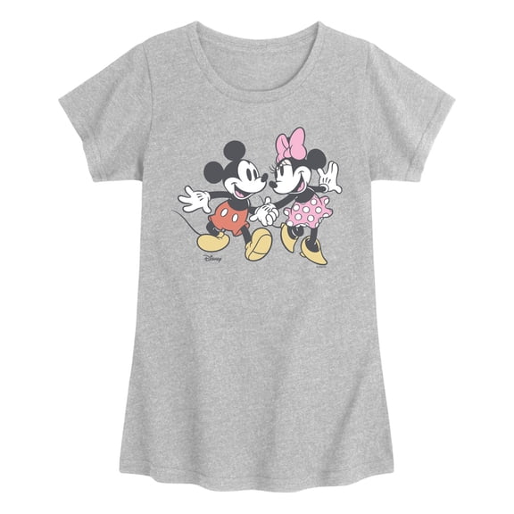 Disney - Mickey And Friends - Youth Girls Fitted Short Sleeve T-Shirt