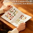 thumbnail image 5 of Embroidery-Stitch Book, 2026 New Portable All Scenario Embroidery-Stitch Book with Fabric Pages Embroiderystitch Books Linen Fabric with Professional Sewing Kit Beginner-Friendly, 5 of 6