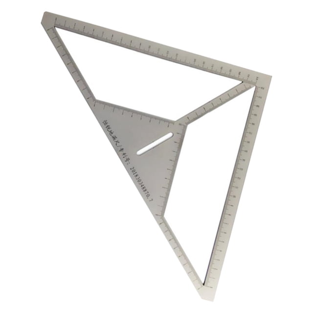 Accesorios de regla de drenaje de piso Multifunción de construcción Múltiples patrones Regla de posicionamiento de material acero inoxidable Regla para 22x22cm shamjiam Regla de drenaje de piso