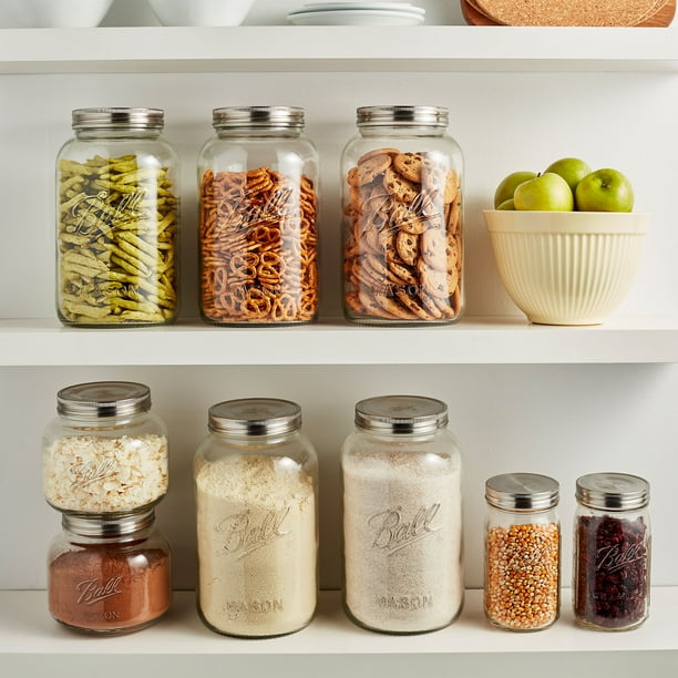 2 Pack Mason Jars - Airtight jars for kitchenware stores - Walmart