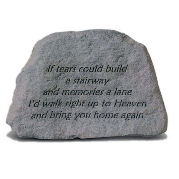 If Tears Could Build Memorial Pet Stone
