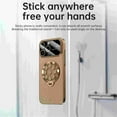 thumbnail image 3 of Allytechgroup for iPhone 12 Pro Case Support Magnetic Car Mount Silicone Suction Cup Ring Holder Sticks to Walls Kickstand Plating Stand Cover, Bronze, 3 of 6
