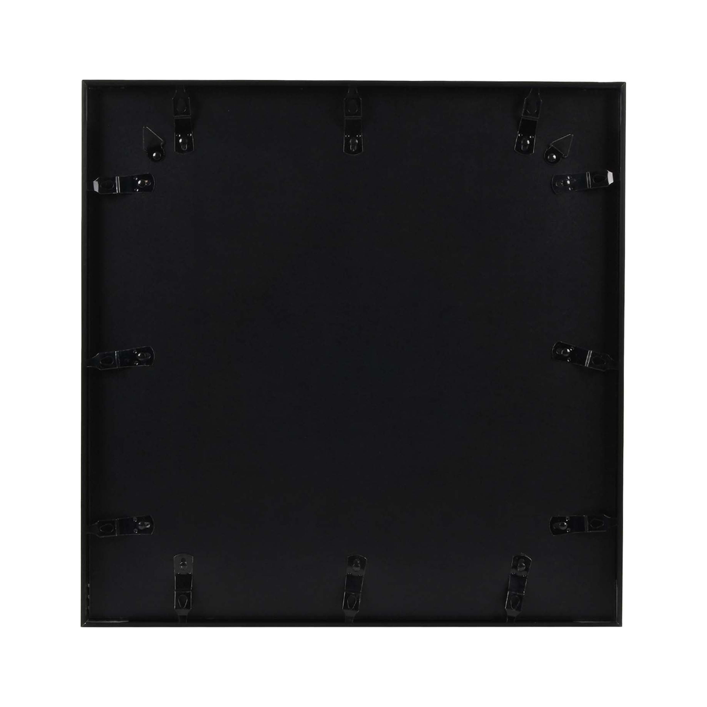 Prinz 6-Opening for 4"x6" Photos- Wall Hanging Beveled Metal Picture Frame Collage - Black
