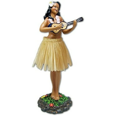 Souv Dashboard Doll Girl W Ith Ukulele