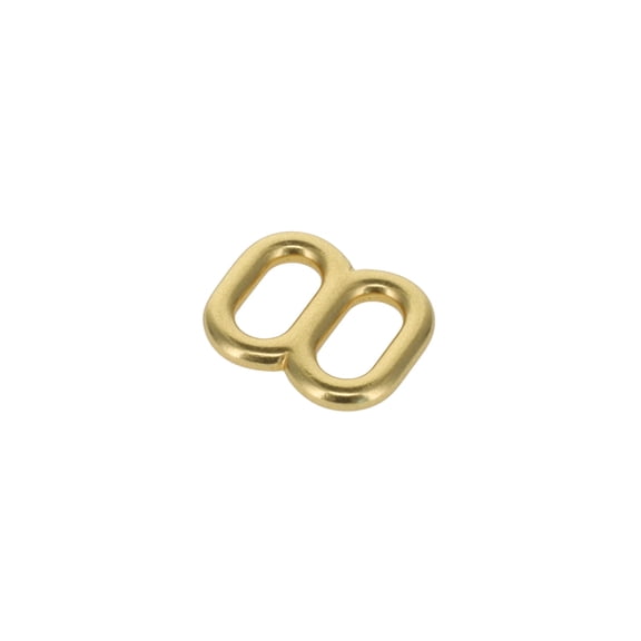 20114 Natural Brass, Double Loop, Solid Brass-LL, 1/2"