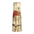 thumbnail image 4 of LSLJS Robe Longue Sans Manches en Coton et Lin à Col Rond Imprimé avec Poche, Robe d'Été de Plage, 4 of 5