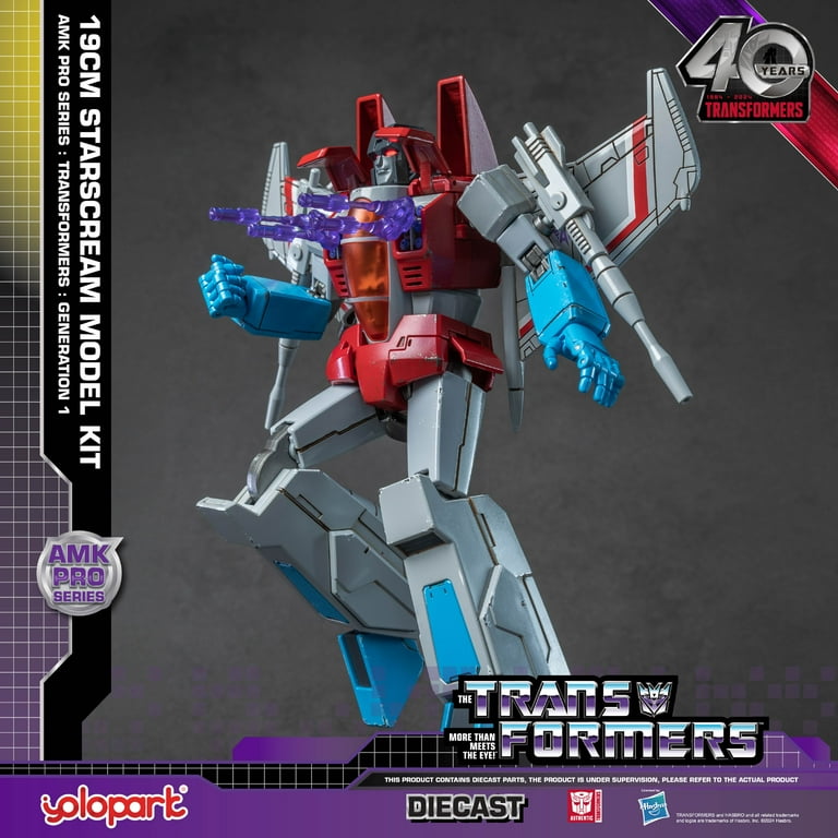 YOLOPARK Transformers Starscream G1 Action Figure Toys YOLOPARK Transformers Starscream G1 Action Figure Toys