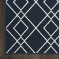 thumbnail image 4 of Nourison Modern Lines 5' x 7' Navy Modern Indoor Rug, 4 of 8