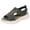 AG, variant on Women's Orthopedic Walking Shoes Platform Sandals Sparkly Rhinestone Stretch Mesh Slip on Casual Open Toe Athletic Tennis Shoes Grey Size 8.5