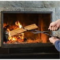 thumbnail image 2 of Pinces à Bois de Cheminée 66cm avec Poignées Pinces à Feu Robustes pour Poêle à Bois Intérieur Pinces à Bois en Fer Forgé Pinces à Bois Extérieures pour Outils de Cheminée de Feu de Camp, 2 of 5