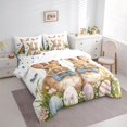 thumbnail image 2 of Erosebridal Cute Bow Bunnies Kids Bedding Comforter Set, Easter Egg Flower Queen Bedding Sets, 7pcs, 2 of 7