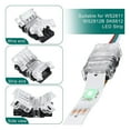 thumbnail image 3 of 11 conectores de tira LED de 3 pines ajustables, conectores de tira LED de 10 mm, terminal de conector de tira LED para WS2811, 3 of 7