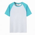 thumbnail image 4 of TOWED22 Boy's Short Sleeve Tees Crew Neck Graphic T-Shirts Funny Cartoon Print Casual Cotton Tops for Kids(Light Blue,5-6 Y), 4 of 4