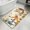 Beige, variant on Thanksgiving Squirrel Bathroom Rugs Non Slip Washable Bath Mat Absorbent Front Door Mat Fall Pumpkins Sunflower Black Plaid Indoor Doormat for Kitchen Entryway Shower Decor Accessories 15.7"x23.6"