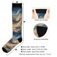 thumbnail image 3 of FORMRS Womens Knee High Socks Casual Long Thick Travel Daily Wear, 2 Pairs, Floating Whale, 3 of 6