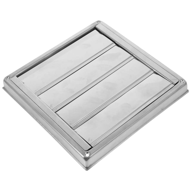 OULII 1Set Metal Dryer Vent Cover Square Shape Maximum Exhaust Protection