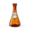 thumbnail image 7 of Segunda Vida Tortuga Recycled Wine Decanter, Glass Wine Carafe, 50oz, Amber, 7 of 7