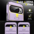 thumbnail image 3 of for Google Pixel 10/10 Pro/11/11 Pro, Military Grade Shockproof Bumper Rugged Rotating Stand Ring Holder Anti-Scratch Magnetic Cover Compatible with Car Mount Case,Purple, 3 of 10