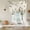 Flax, variant on Fall Green Pumpkins Tie Up Curtains for Windows, Balloon Window Shades, Thanksgiving Eucalyptus Leaf Flower Berries Kitchen Window Treatments Roll Up Curtain for Basement/Nursery 52"x45"