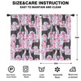 thumbnail image 2 of Blackout Kids Curtains,French Bulldog and Flower Childrens Insulated Curtains Set Of 2,Bedroom Essentials,Toddler Room Decor 42x63in(106x160cm), 2 of 4