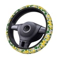 thumbnail image 4 of Daiia Steering Wheel Covers Lemon1 Elastic Skidproof Steering Wheel Protective Cover Case Steering Wheel Protector Comfortable Protective Case For Suv Sedan Decor, 4 of 8